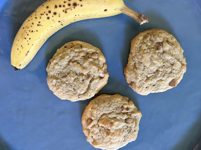 Brown Sugar Banana Caramel&nbsp;Cookies