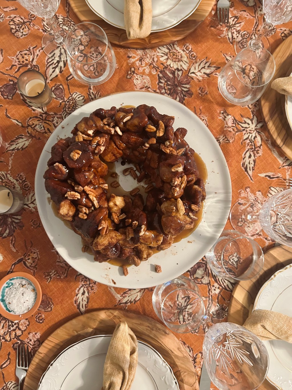 Brown Butter Monkey Bread with Bourbon Caramel&nbsp;Sauce