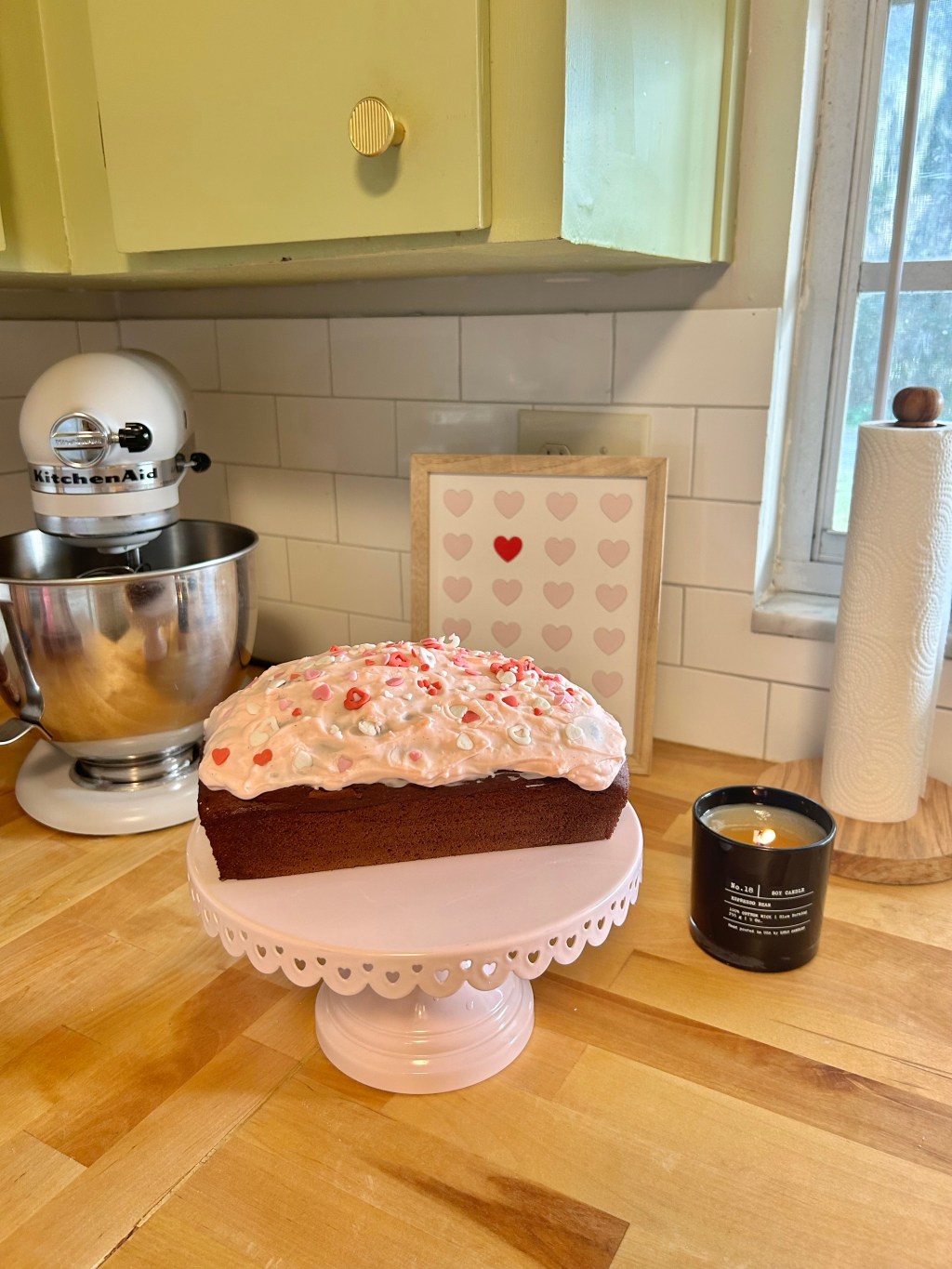 Valentine Breakfast Cake