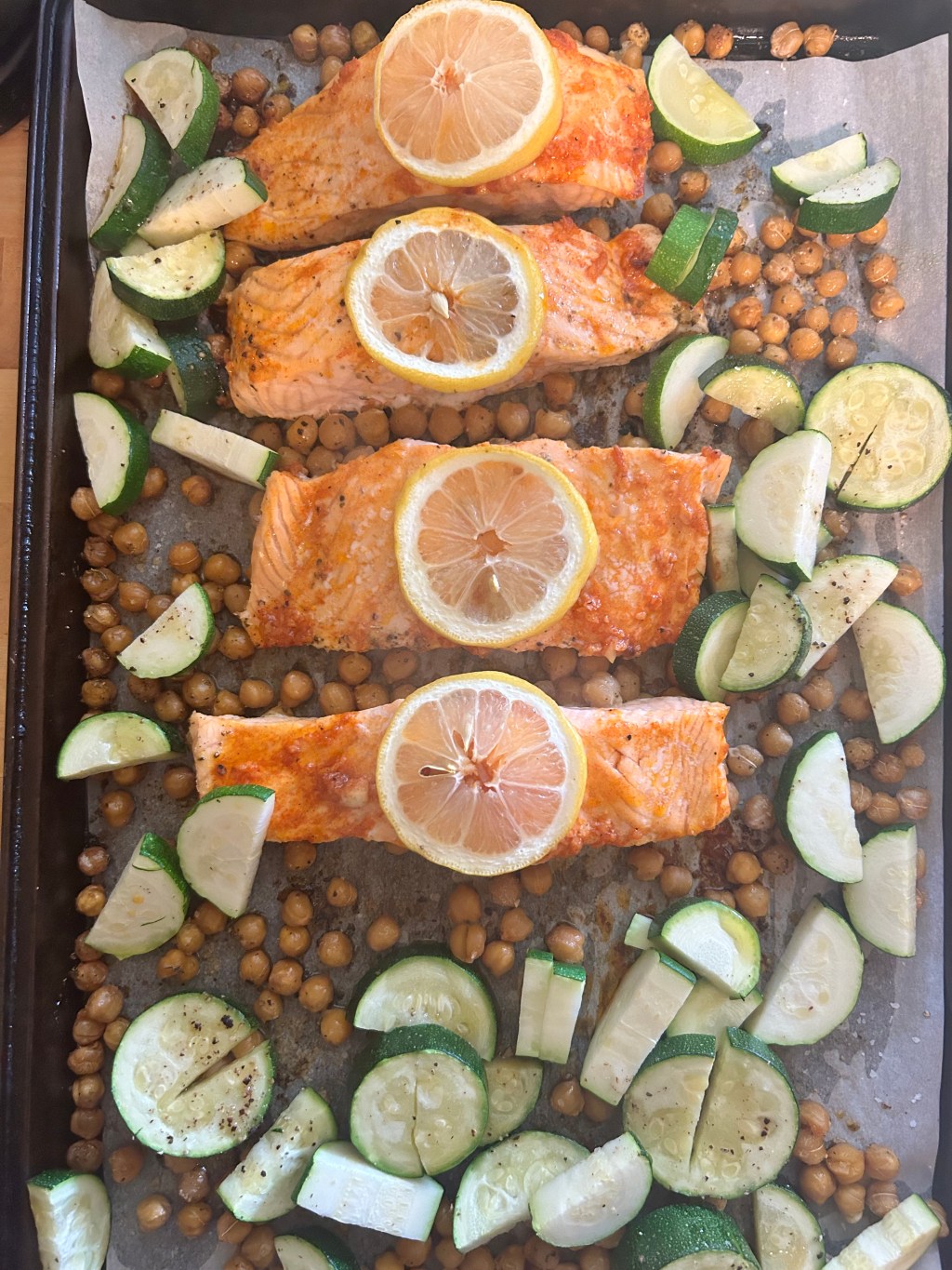 Zesty Salmon Sheet Pan&nbsp;Dinner