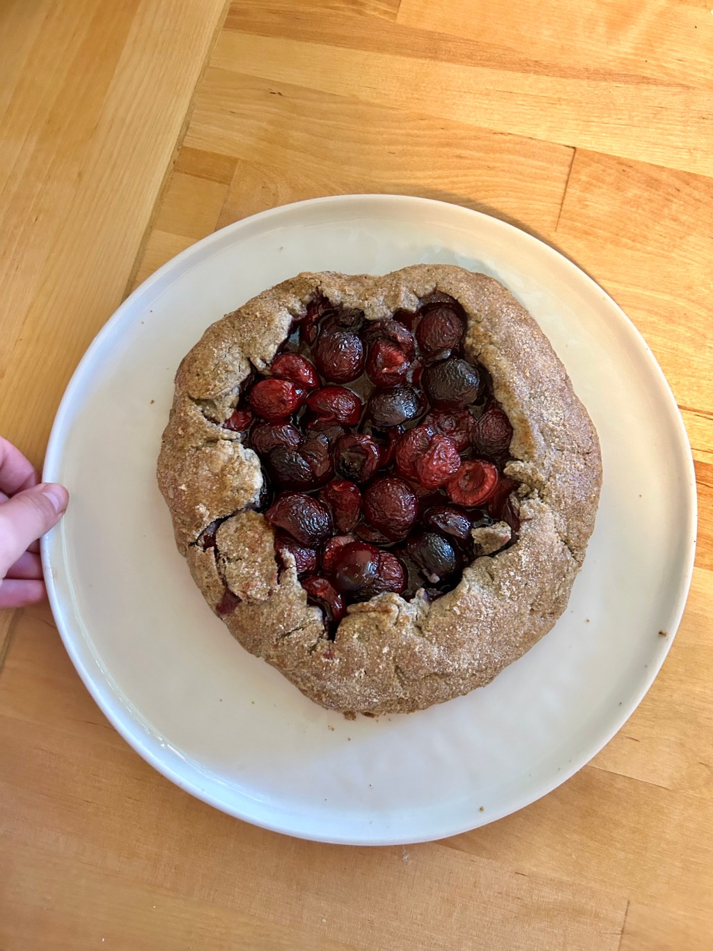 Buckwheat Cherry Galette
