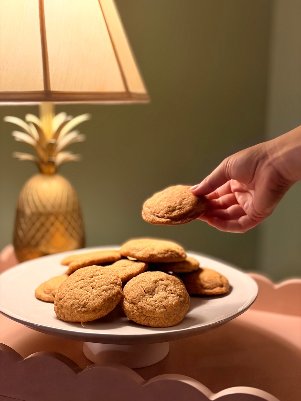 Cinnamon Peach Butter&nbsp;Cookies